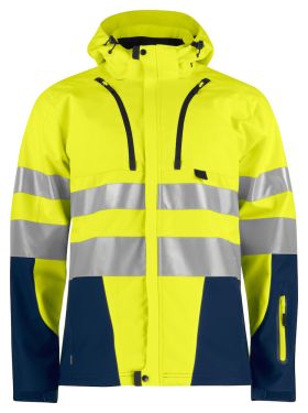 6419 FUNCTIONAL JACKET EN ISO 20471 CLASS 3/2 Yellow/Navy