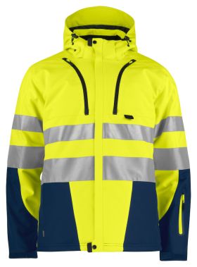 6420 PADDED FUNCTIONAL JACKET EN ISO 20471 CLASS 3/2 Yellow/Navy