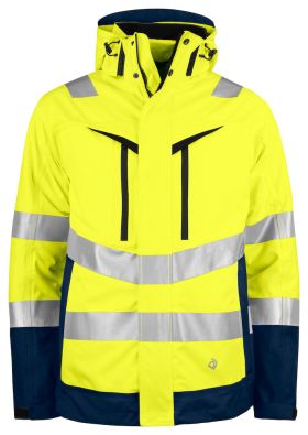 6445 FUNCTIONAL JACKET 3-IN-1 EN ISO 20471 CLASS 3/2 Yellow/Navy
