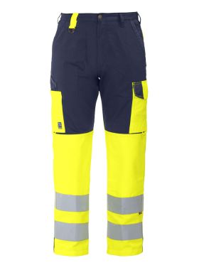6501 WAISTPANTS EN ISO 20471 CLASS 2 Yellow/Navy