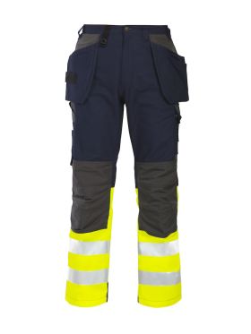 6522 WAISTPANTS EN ISO 20471 CLASS 1 Yellow/Navy