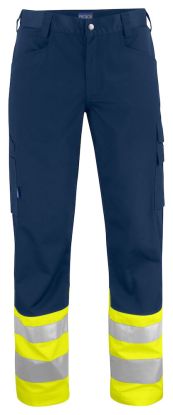6533 WAISTPANTS EN ISO 20471 CLASS 1 Yellow/Navy
