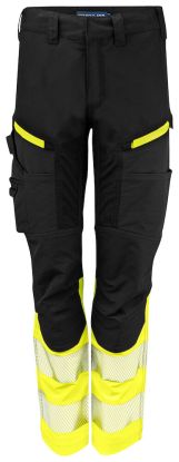 6538 SERVICE PANT STRETCH WOMEN´S EN ISO 20471 CLASS 1 Yellow