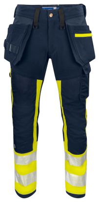 6540 WAISTPANT EN ISO 20471 CLASS 1 Yellow/Navy