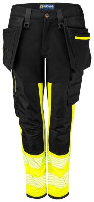 6543 WAISTPANTS WOMEN´S EN ISO 20471 CLASS 1 yellow/black