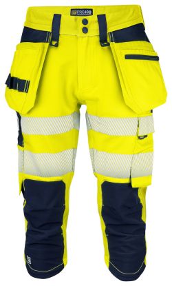6577 PIRATE PANTS EN ISO 20471 CLASS 2/1 Yellow/Navy
