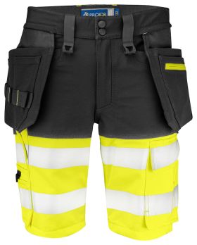 6580 SHORTS EN ISO 20471 CLASS 1 yellow/black