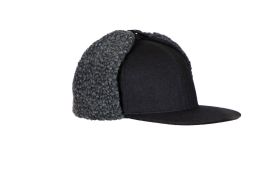9082 CAP WITH EAR FLAPS Black