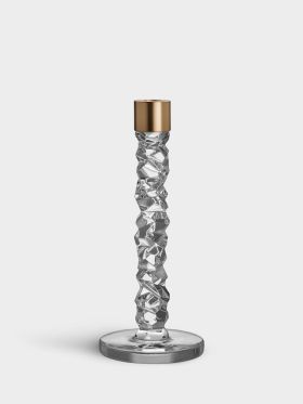 Carat candlestick brass 242mm 2-pack