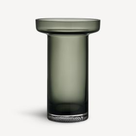 Limelight rose vase smokey grey 230mm