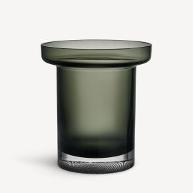 Limelight tulip vase smokey grey 195mm
