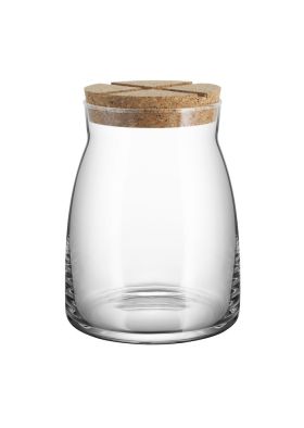 BRUK CLEAR LARGE JAR W. CORK 170CL