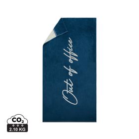 Vinga Lounge chair towel Navy Blue