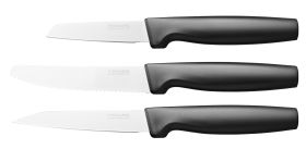 Functional Form Small knife set 3 knives Black