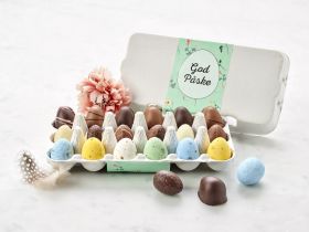 Flower garden. Egg tray