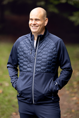 iwear HAFJELL hybrid jacket. Navy