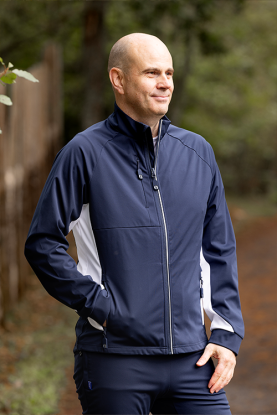 iwear LILLEHAMMER jacket. White-blue
