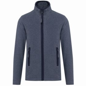 Maureen - Ladies' Full Zip Microfleece Jacket French Navy Heather