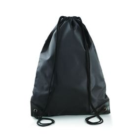 Drawstring Backpack Black