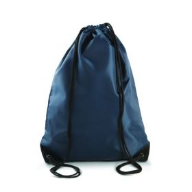 Drawstring Backpack Navy Blue