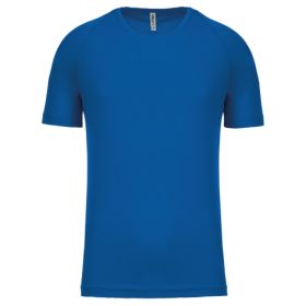 Men's Short Sleeve Sports T-shirt Sporty Royal Blue