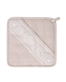 ICONS JACQUARD STAR POT HOLDER Dove/White