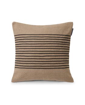 Deco Striped Cotton Canvas Pillow Cover