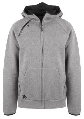Disrupted hoodie unisex Grey melange