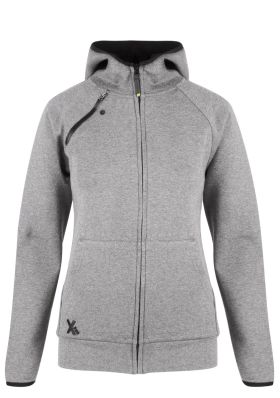 Disrupter hoodie women Grey melange
