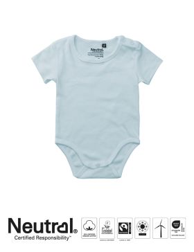 Neutral Babies Short Sleeve Bodystocking Light Blue