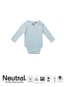 Neutral Babies Long Sleeve Bodystocking Light Blue
