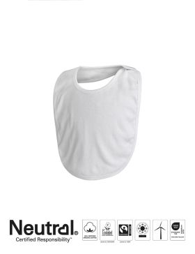 Neutral Babies Bib White