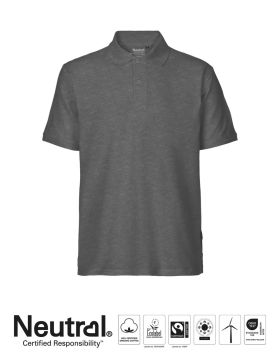 Neutral Mens Classic Polo Dark Heather