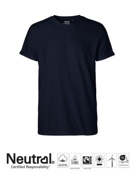 Neutral Mens Roll Up Sleeve T-shirt Navy