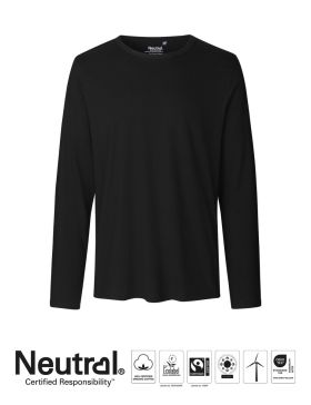 Neutral Mens Long Sleeve T-shirt Black