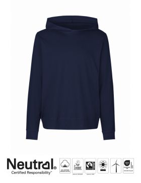 Neutral Unisex Jersey Hoodie Navy