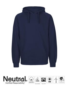 Neutral Mens Hoodie Navy Blue