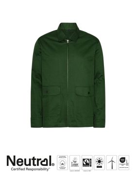 Neutral Twill Jacket  Bottle Green