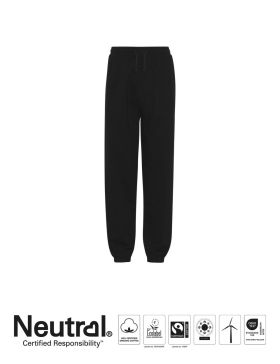 Neutral Unisex Sweatpants w. Elastic Cuff Black