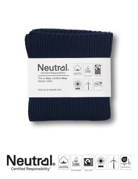 Neutral Pearl Knit Kitchen Cloth (Pack of 2 pieces) Navy Blue