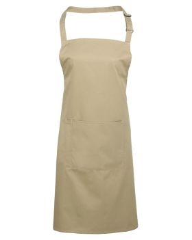 Bib apron with pocket One Size