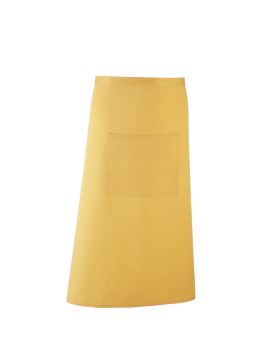 Bar Apron with Pocket Sunny yellow