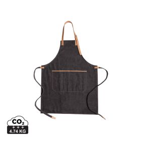 Deluxe canvas chef apron black