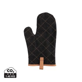 Deluxe canvas oven mitt Black