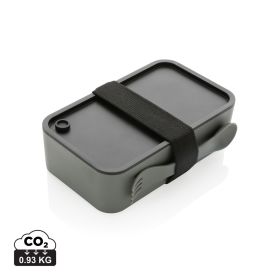 PP lunch box with spork Grey