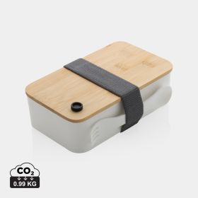 RCS RPP lunchbox with bamboo lid White
