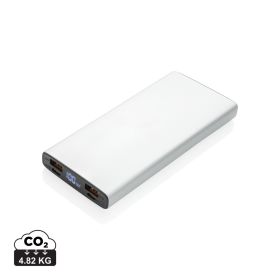 Aluminium 18W 10.000 mAh PD Powerbank Silver
