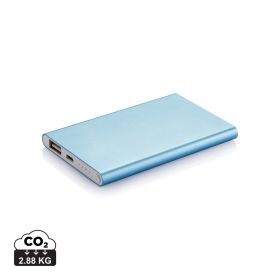 4.000 mAh slim powerbank blue