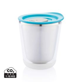 Dia mug turquoise, grey