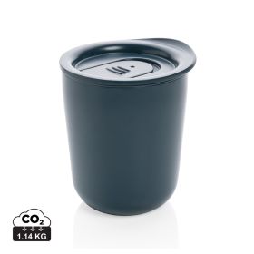 Simplistic antimicrobial coffee tumbler Blue